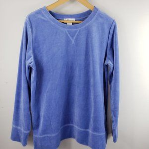 D&D Lifestyle Blue Scoop Neck Sweater Size M